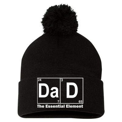 Dad The Essential Element Table Pom Pom 12in Knit Beanie