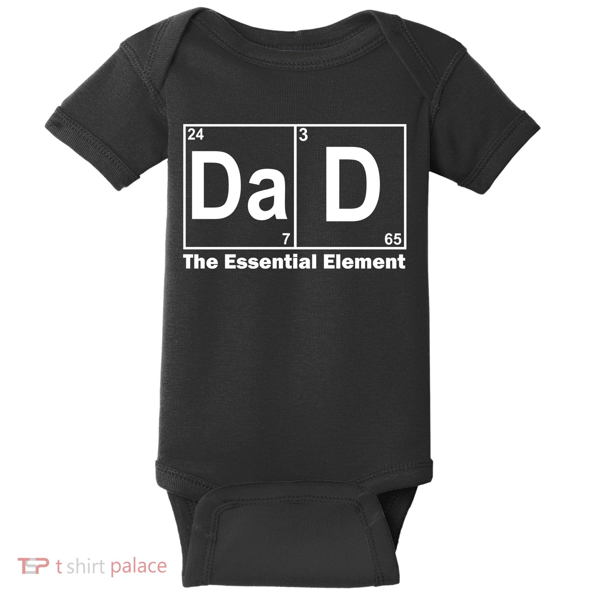 Dad The Essential Element Table Baby Bodysuit