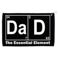 Dad The Essential Element Table Grommeted Golf Towel