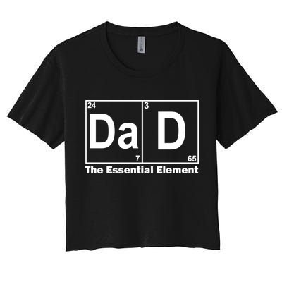 Dad The Essential Element Table Crop Top