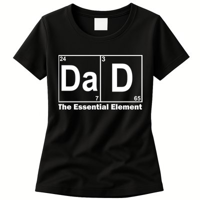 Dad The Essential Element Table Womens T-Shirt