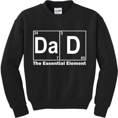 Dad The Essential Element Table Kids Sweatshirt