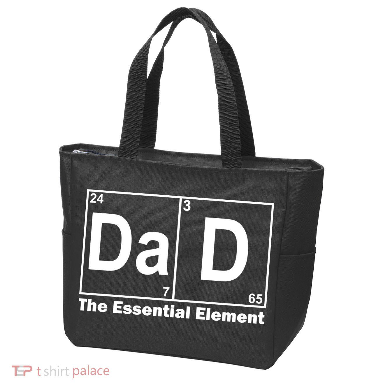Dad The Essential Element Table Zip Tote Bag