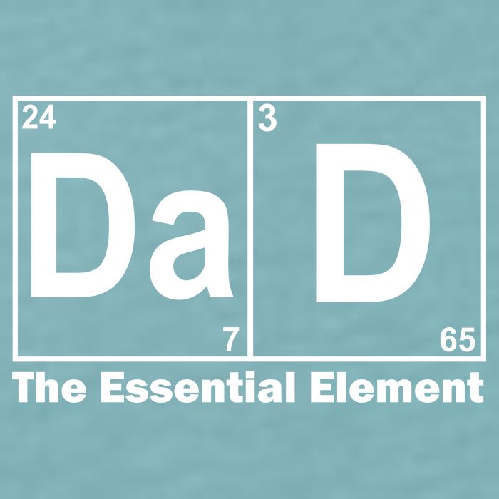 Dad The Essential Element Table Sueded Cloud Jersey T-Shirt