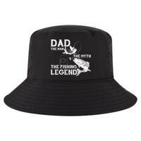 Dad The Fishing Legend Cool Comfort Performance Bucket Hat