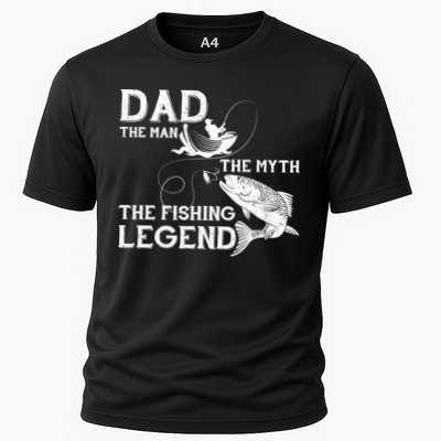 Dad The Fishing Legend Performance Shirt