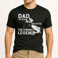Dad The Fishing Legend Cooling Performance Crew T-Shirt