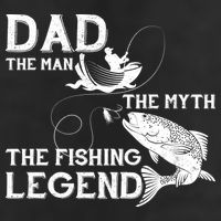 Dad The Fishing Legend Adult Drive Performance Visor