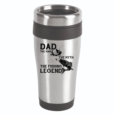 Dad The Fishing Legend 16oz Travel Tumbler