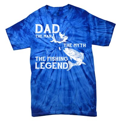 Dad The Fishing Legend Tie-Dye T-Shirt