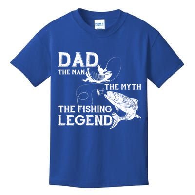 Dad The Fishing Legend Kids T-Shirt
