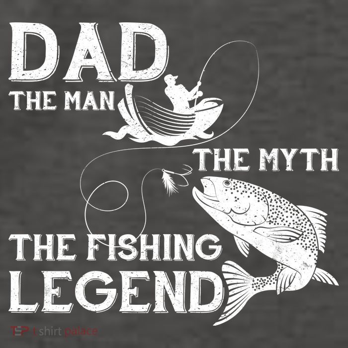 Dad The Fishing Legend Vector Backpack