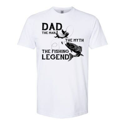 Dad The Fishing Legend Softstyle® CVC T-Shirt