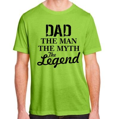 Dad The Man Myth Legend Adult ChromaSoft Performance T-Shirt