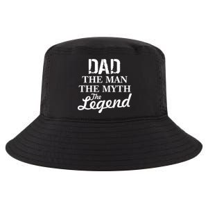 Dad The Man Myth Legend Cool Comfort Performance Bucket Hat