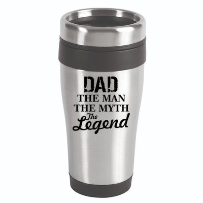 Dad The Man Myth Legend 16oz Travel Tumbler