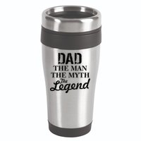 Dad The Man Myth Legend 16oz Travel Tumbler