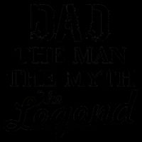 Dad The Man Myth Legend 16oz Travel Tumbler