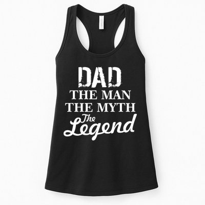Dad The Man Myth Legend Womens Tank Top