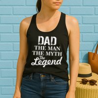 Dad The Man Myth Legend Womens Tank Top