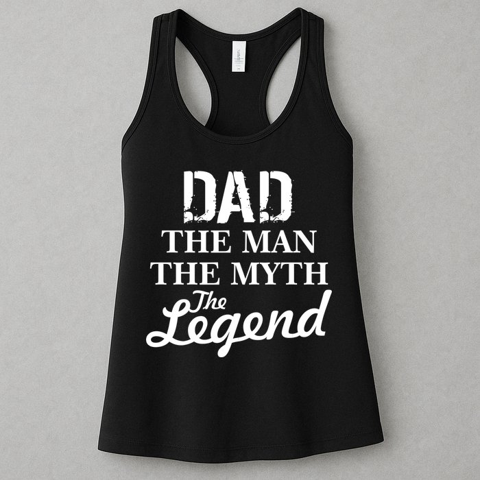 Dad The Man Myth Legend Womens Tank Top
