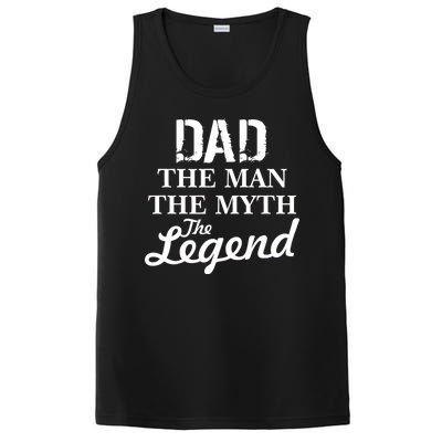 Dad The Man Myth Legend PosiCharge Competitor Tank