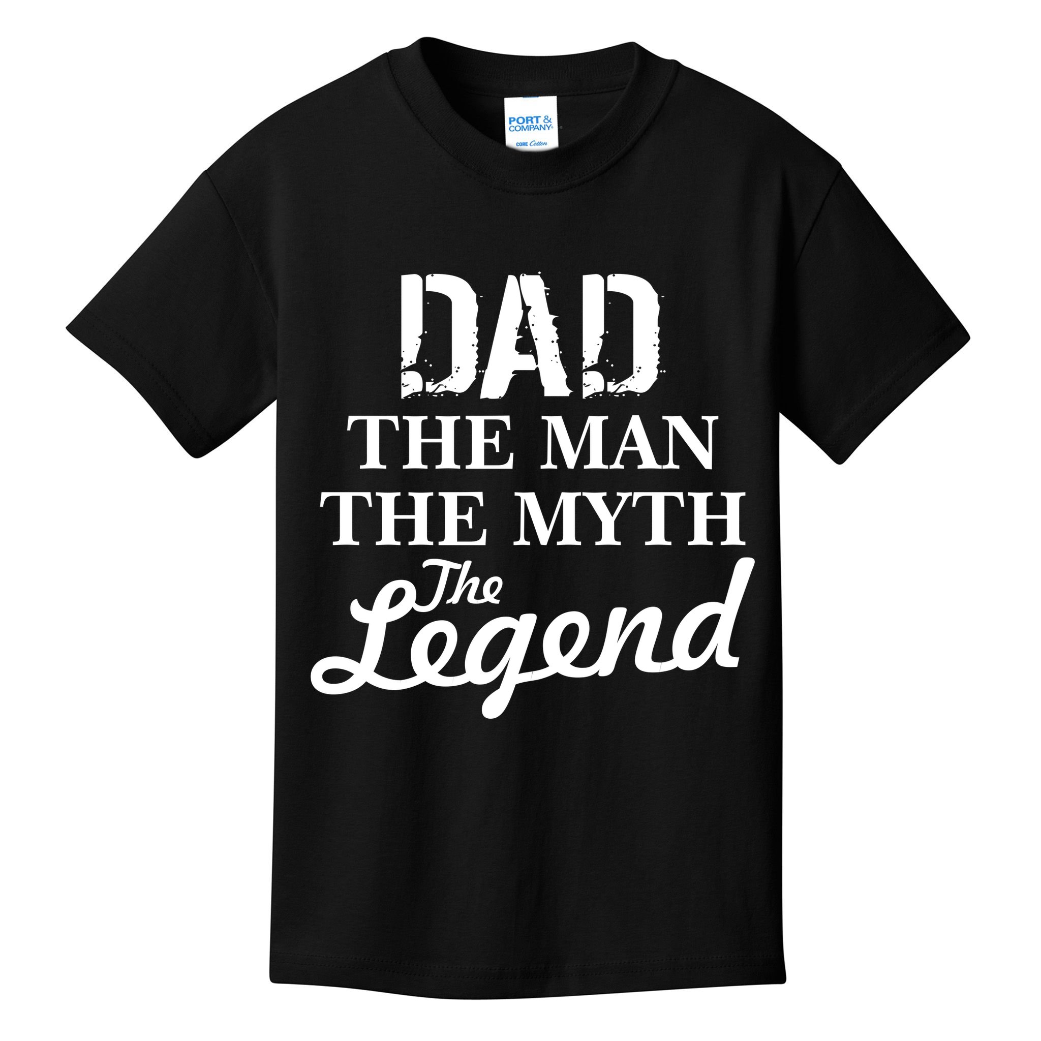 Dad The Man Myth Legend Kids T-Shirt