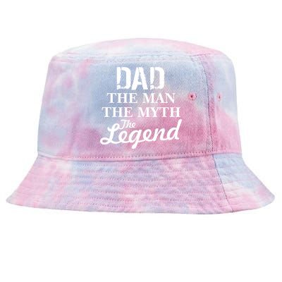 Dad The Man Myth Legend Tie-Dyed Bucket Hat