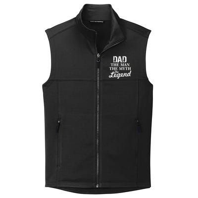 Dad The Man Myth Legend Collective Smooth Fleece Vest