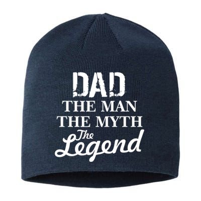 Dad The Man Myth Legend Sustainable Beanie