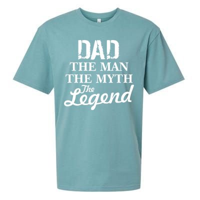 Dad The Man Myth Legend Sueded Cloud Jersey T-Shirt