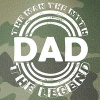 Dad The Man Myth The Legend Funny Legacy Tie Dye Trucker Hat