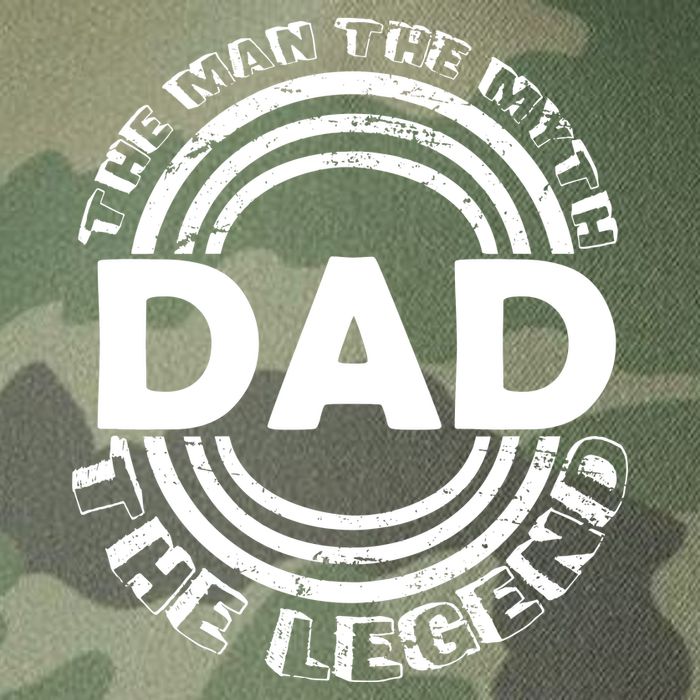 Dad The Man Myth The Legend Funny Legacy Tie Dye Trucker Hat
