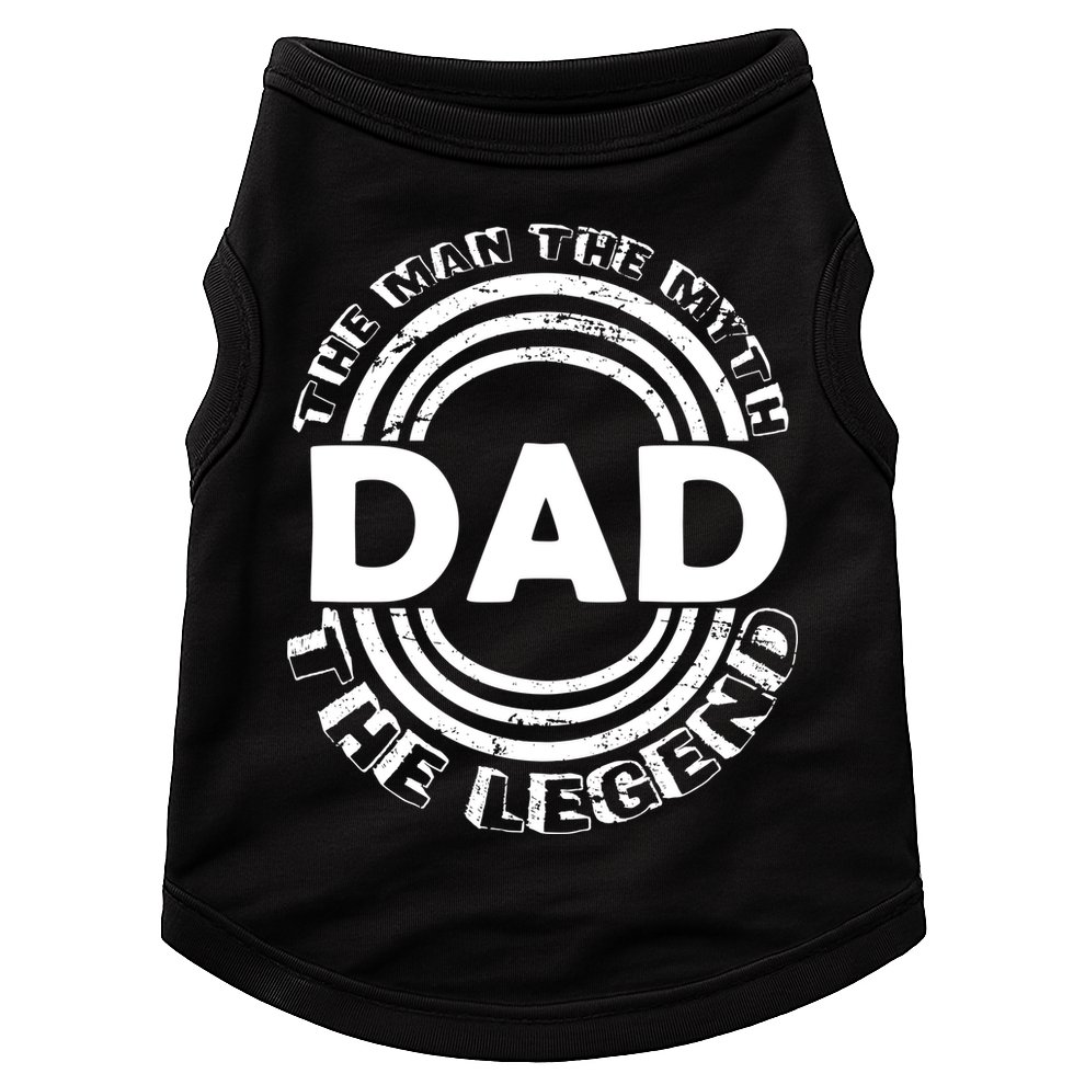 Dad The Man Myth The Legend Funny Doggie Tank