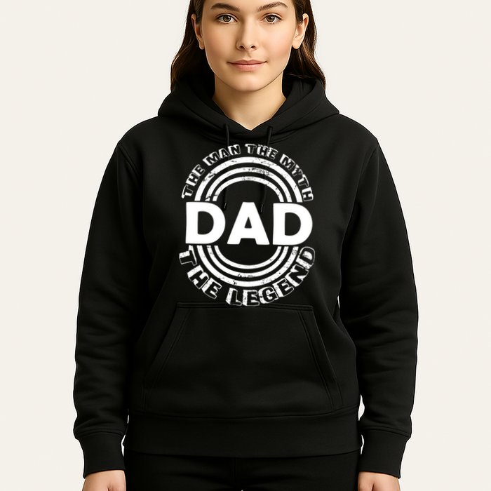 Dad The Man Myth The Legend Funny Hoodie