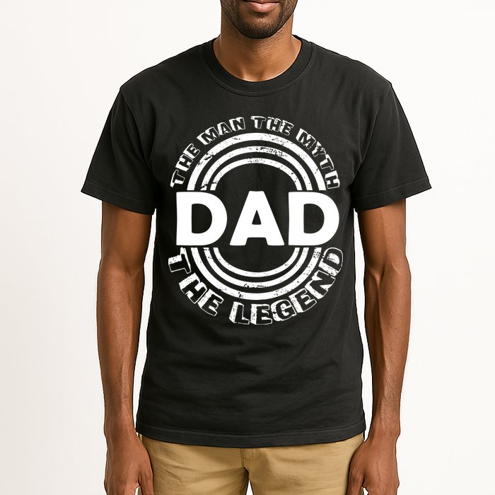 Dad The Man Myth The Legend Funny Tall T-Shirt
