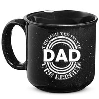 Dad The Man Myth The Legend Funny 15oz Campfire Ceramic Mug