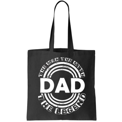 Dad The Man Myth The Legend Funny Bag