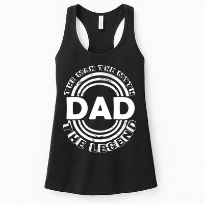 Dad The Man Myth The Legend Funny Womens Tank Top