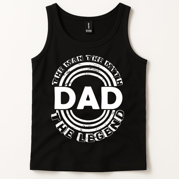 Dad The Man Myth The Legend Funny Tank Top