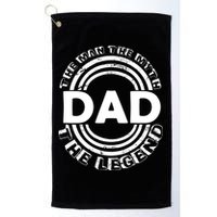 Dad The Man Myth The Legend Funny Golf Towel