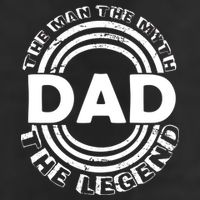 Dad The Man Myth The Legend Funny Golf Towel