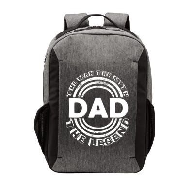 Dad The Man Myth The Legend Funny Vector Backpack