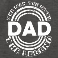 Dad The Man Myth The Legend Funny Vector Backpack