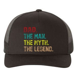 Dad The Man The Myth The Legend  Yupoong Adult 5-Panel Trucker Hat