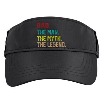 Dad The Man The Myth The Legend  Adult Drive Performance Visor