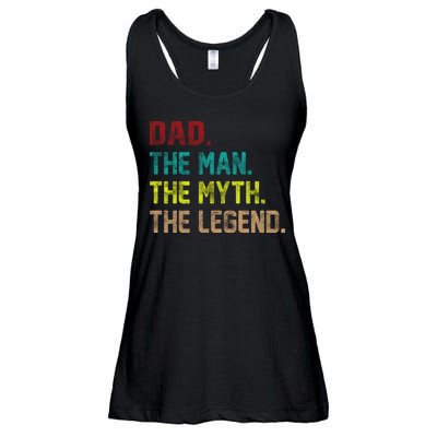 Dad The Man The Myth The Legend  Ladies Essential Flowy Tank