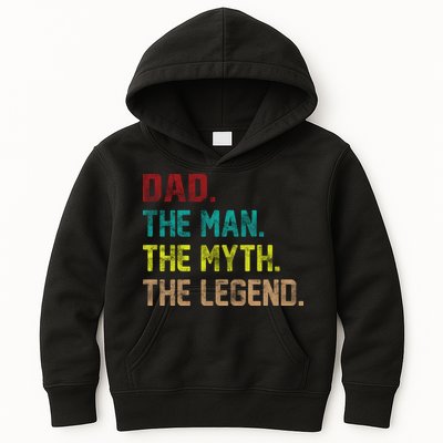 Dad The Man The Myth The Legend  Kids Hoodie