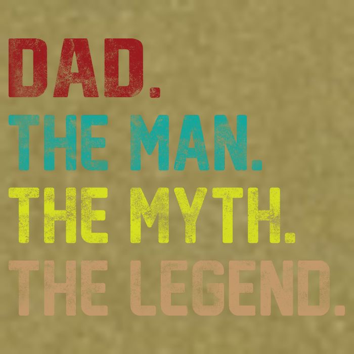 Dad The Man The Myth The Legend  Garment-Dyed Women's Muscle Tee