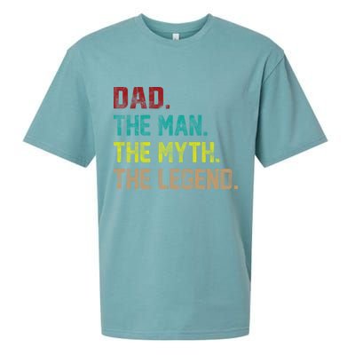 Dad The Man The Myth The Legend  Sueded Cloud Jersey T-Shirt